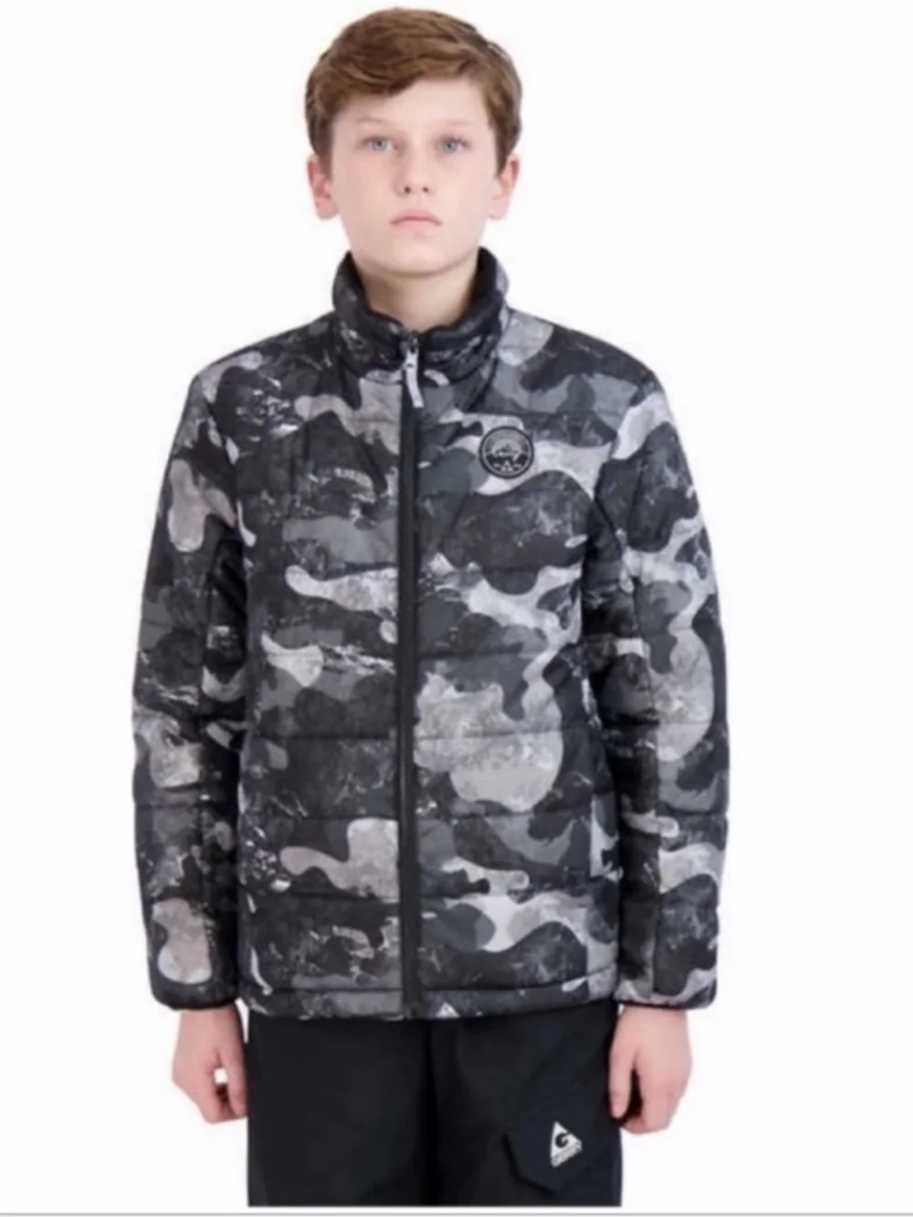 NWT Gerry Youth Boys Systems Jacket with Beanie Winter Snow Outdoor BLACK - XS